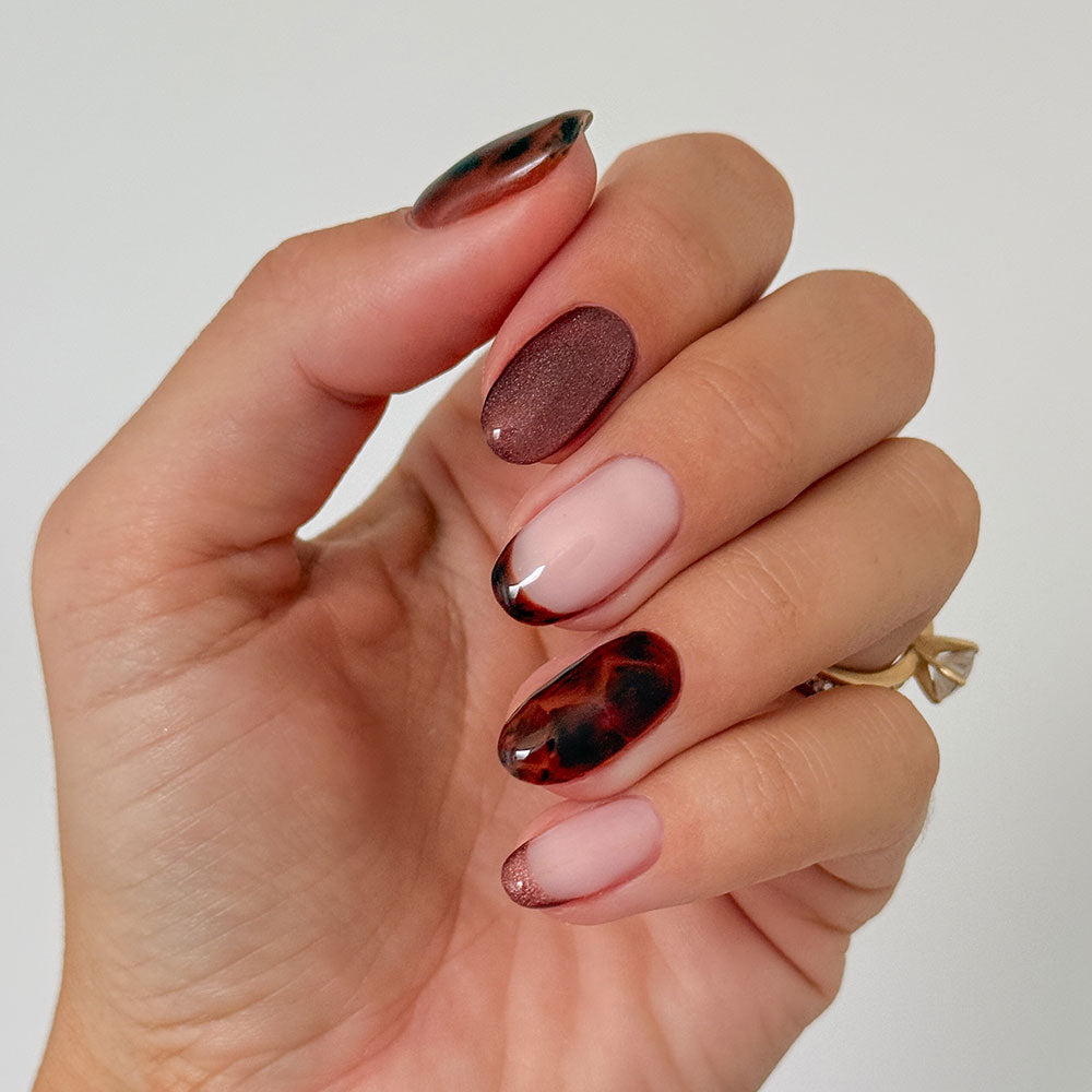 Gelous Maple gel nail polish - photographed in New Zealand on model