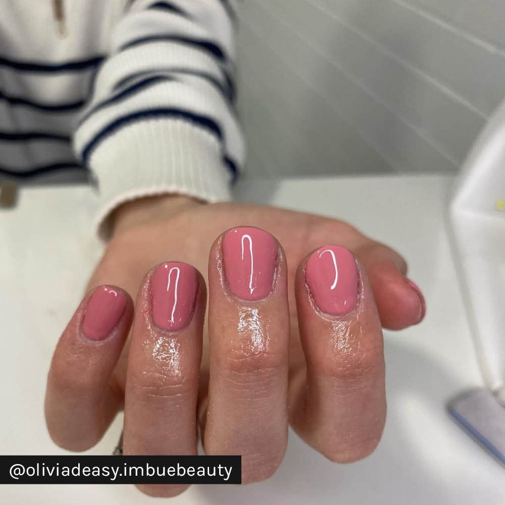 Gelous Muddy Rose gel nail polish - Instagram Photo