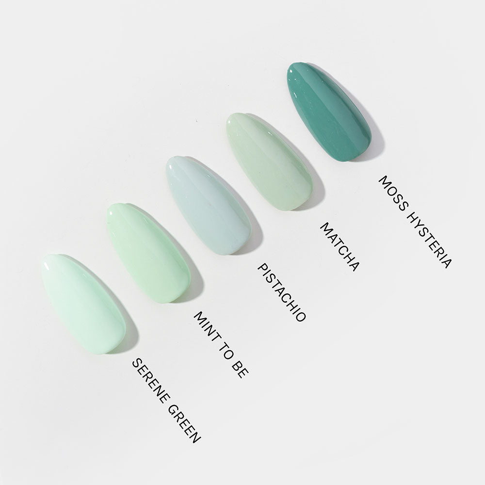 Gelous Mint to Be gel nail polish comparison - photographed in New Zealand