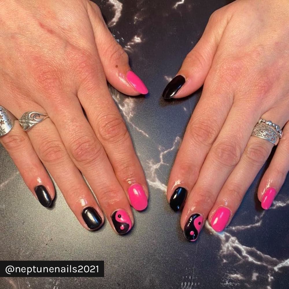 Gelous Neon Pink gel nail polish - Instagram Photo