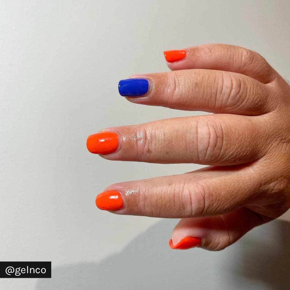 Gelous Neon Tangelo gel nail polish - Instagram Photo