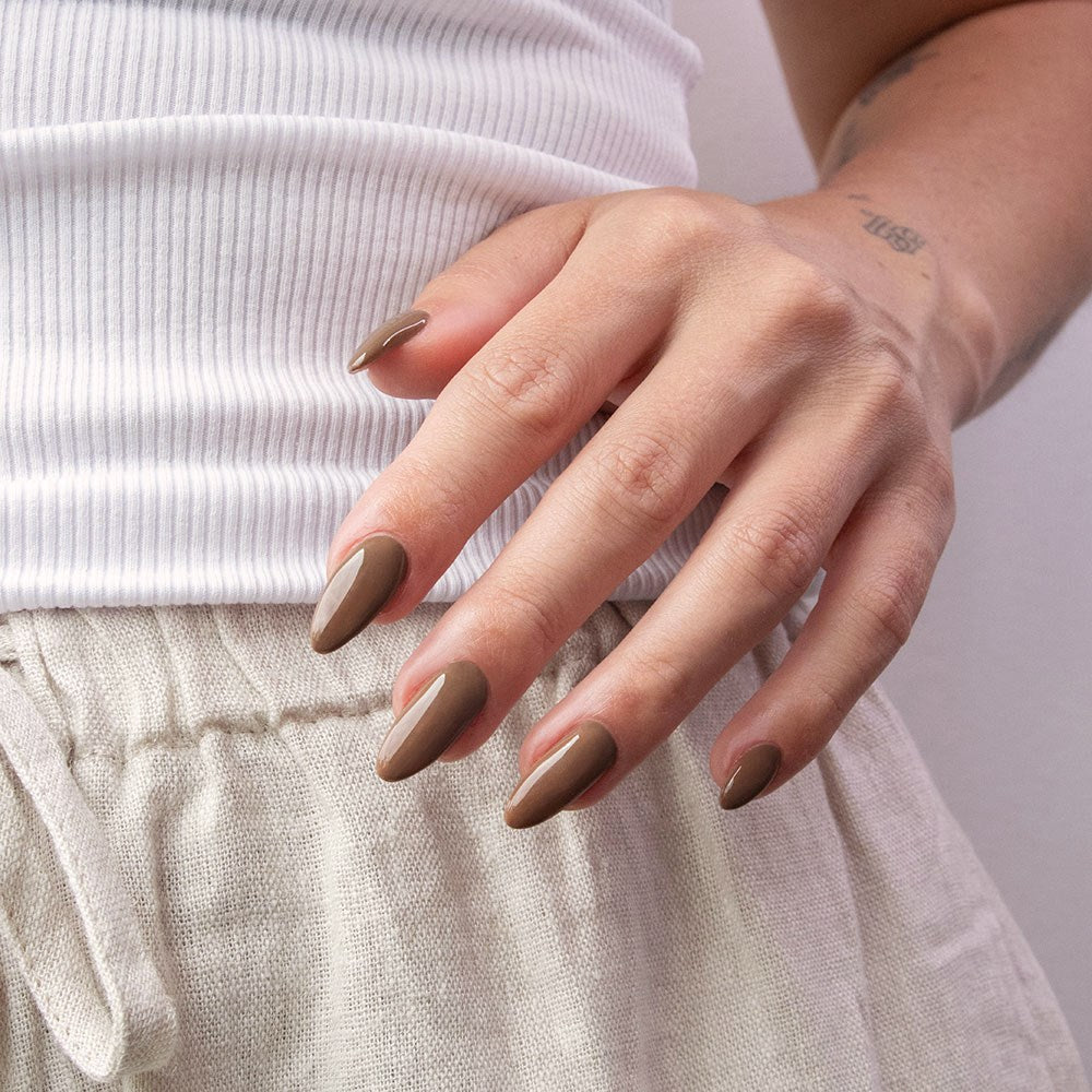 Gelous Not My First Rodeo HEMA & TPO Free gel nail polish - photographed in New Zealand on model