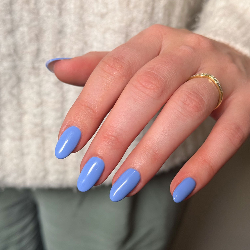Gelous Neptune gel nail polish - photographed in New Zealand on model