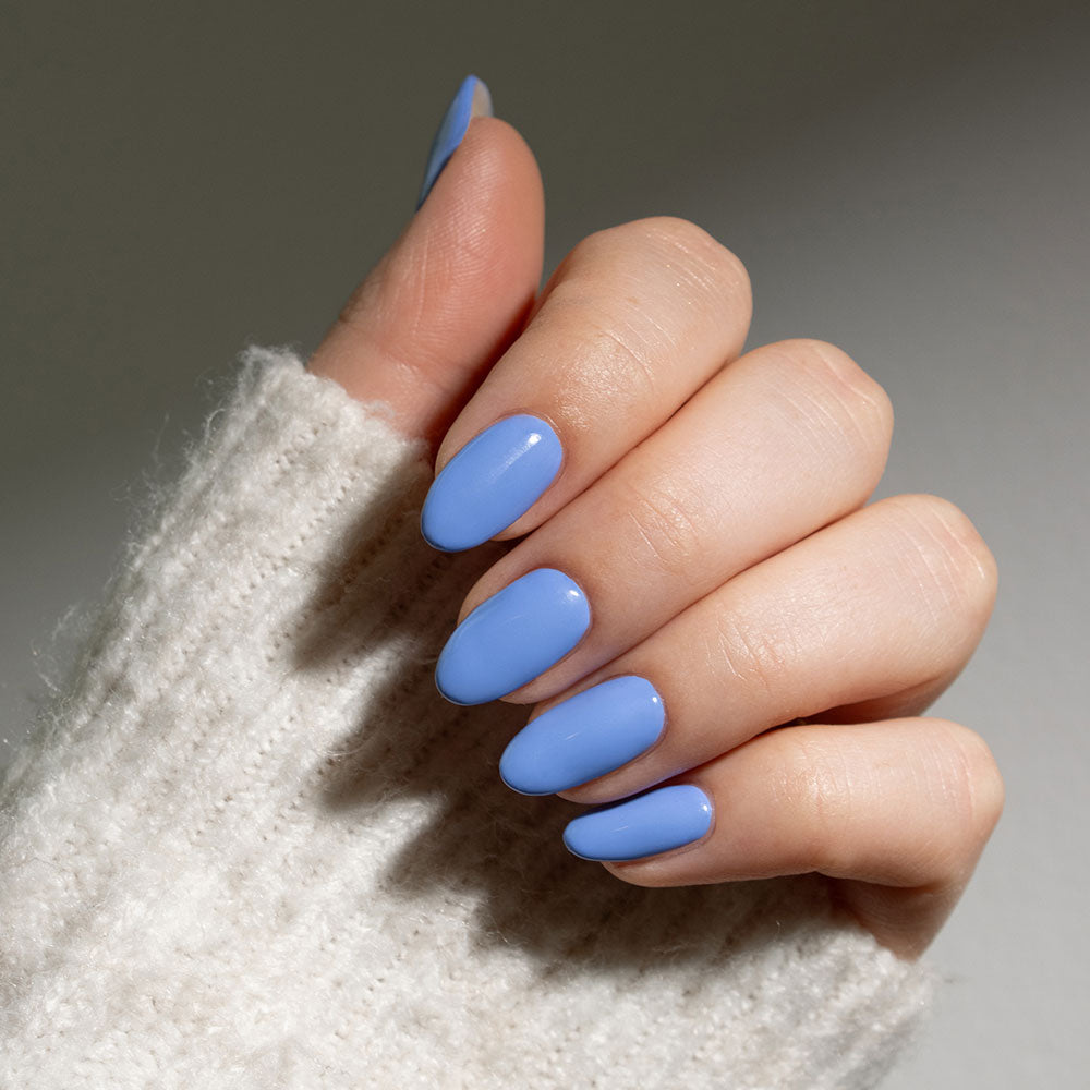 Gelous Neptune gel nail polish - photographed in New Zealand on model