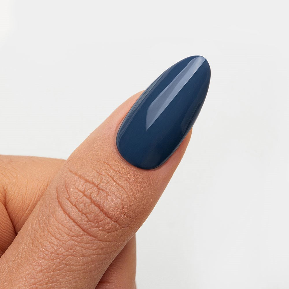 Gelous Nightfall HEMA & TPO Free gel nail polish swatch - photographed in New Zealand on model