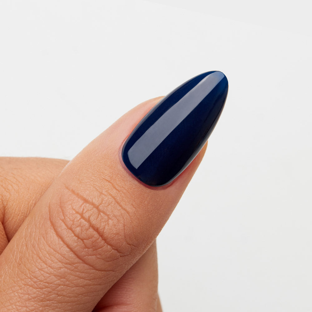 Gelous One in a Blue Moon gel nail polish swatch - photographed in New Zealand