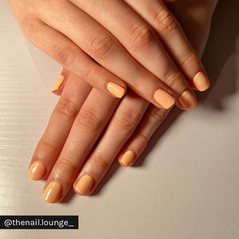 Gelous Orange Sherbet gel nail polish - Instagram Photo