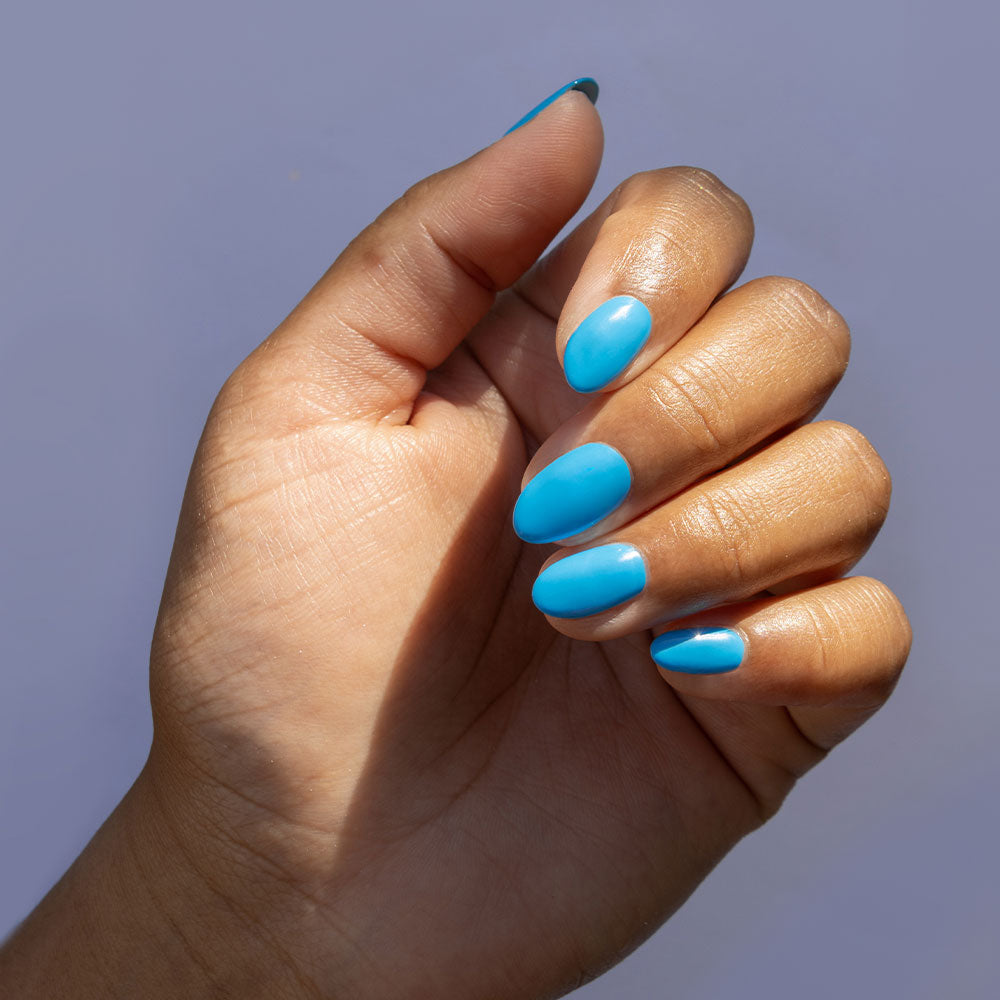 Gelous Poolside gel nail polish - photographed in New Zealand on model