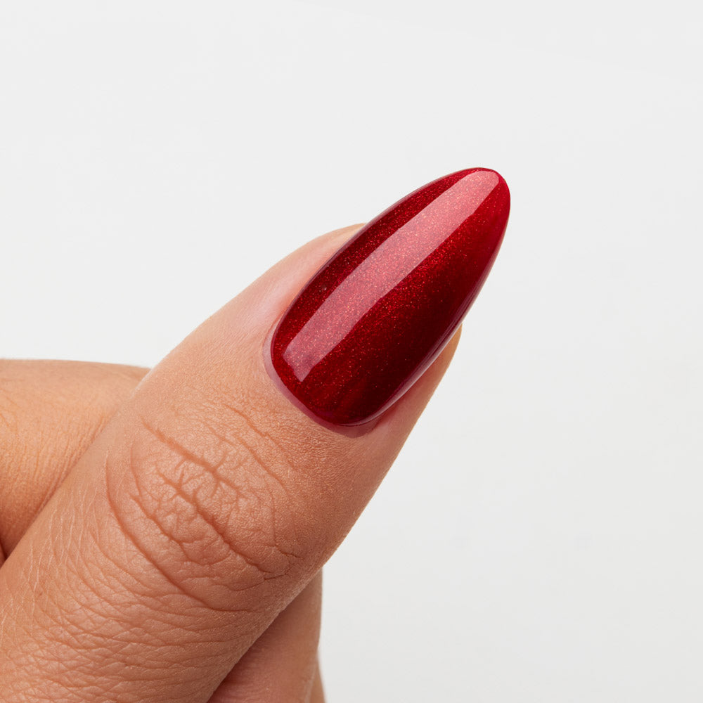 Gelous Poison Apple gel nail polish swatch - photographed in New Zealand