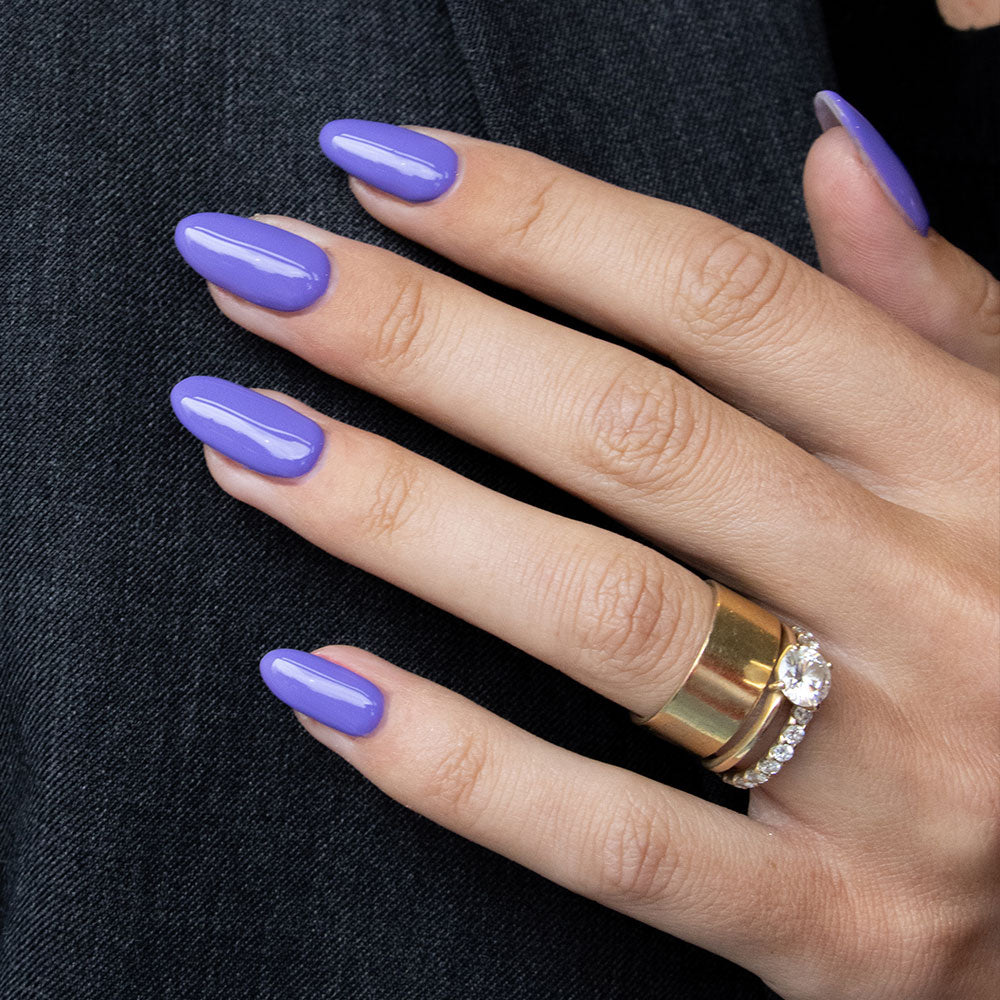Gelous Purple Reign HEMA & TPO-Free gel nail polish swatch - photographed in New Zealand