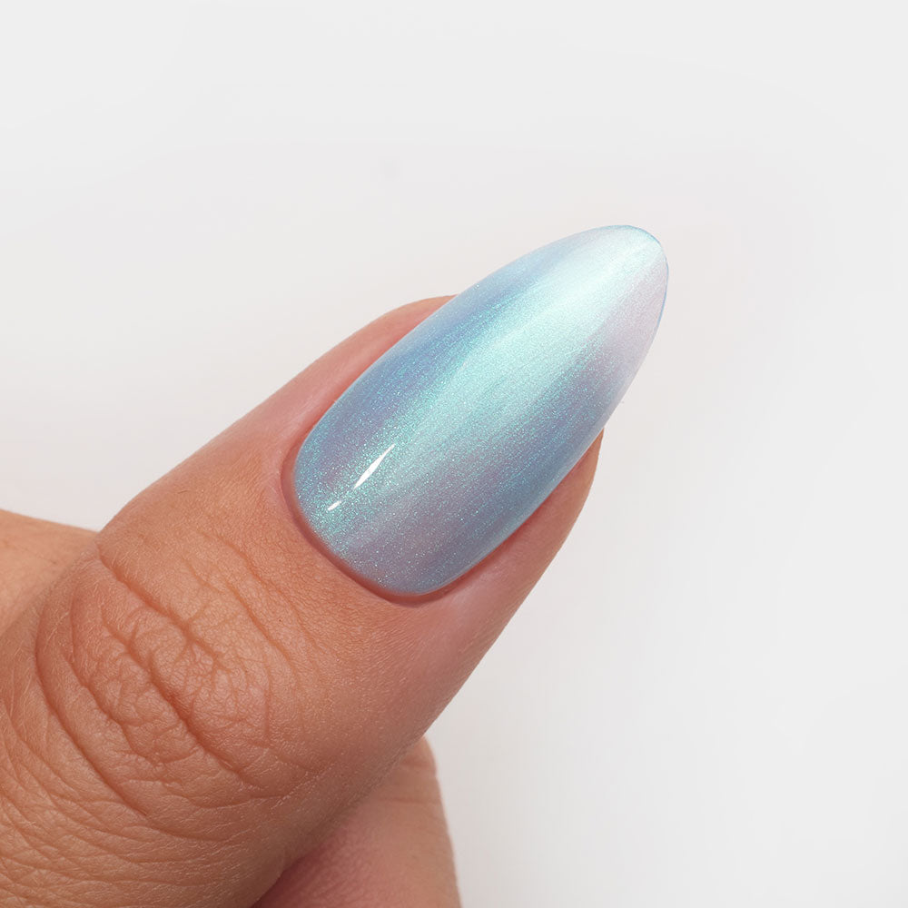 Gelous Pearlescent Splash gel nail polish swatch - photographed in New Zealand