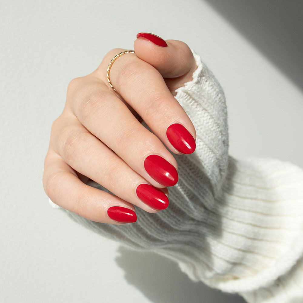Gelous Rouge gel nail polish - photographed in New Zealand on model