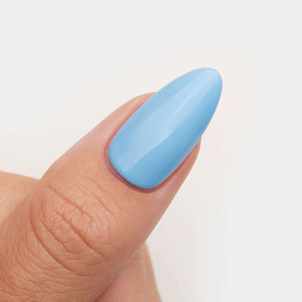 Gelous Rain Dance gel nail polish swatch - photographed in New Zealand