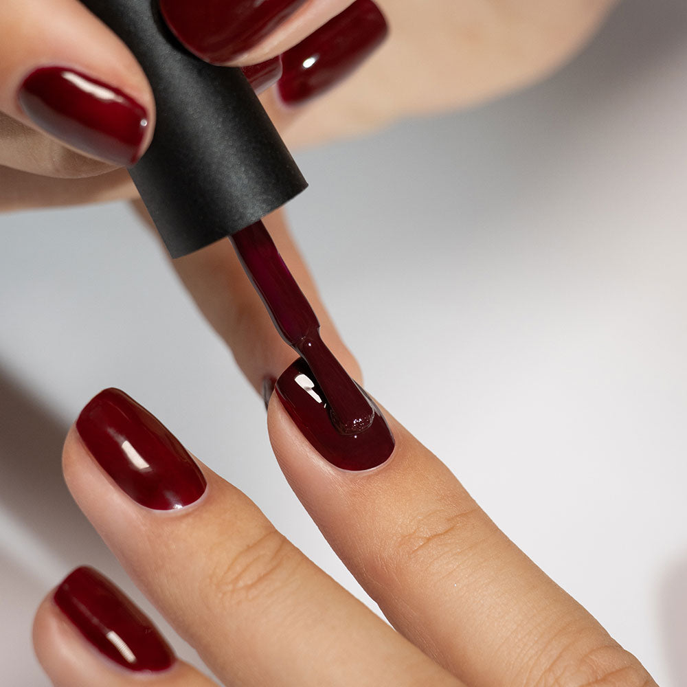 Gelous Rendezvous HEMA & TPO Free gel nail polish - photographed in New Zealand on model