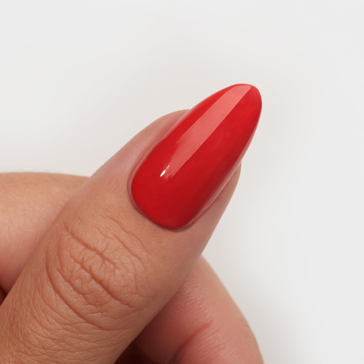 Gelous Red Sass gel nail polish swatch - photographed in New Zealand