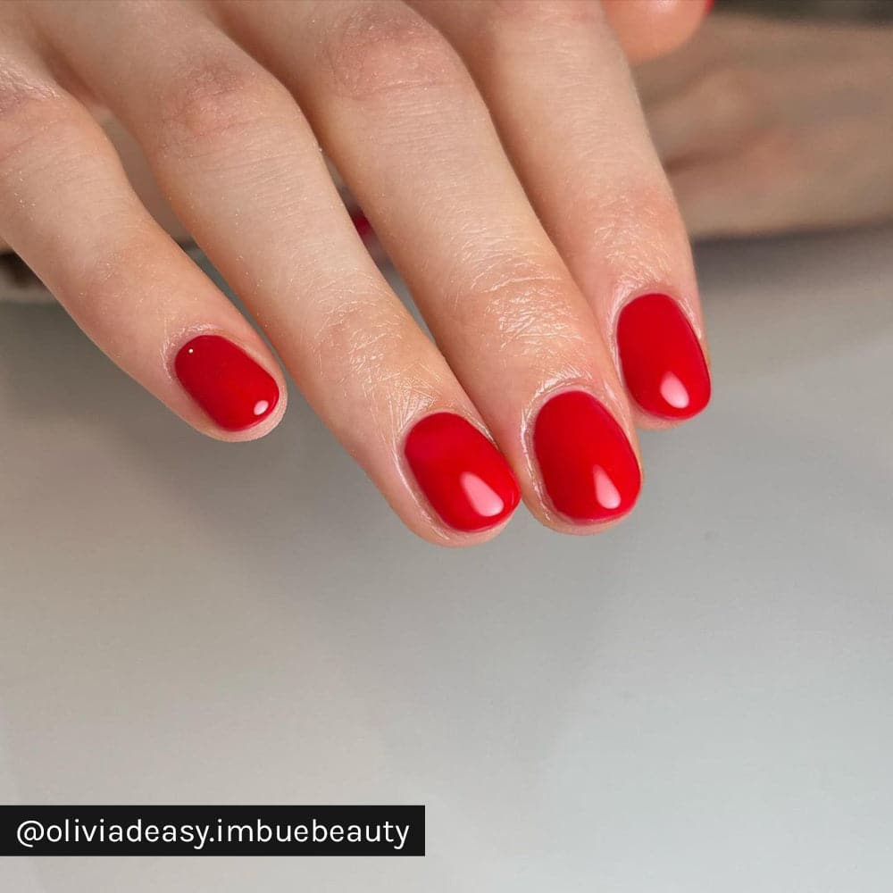 Gelous Red Sass gel nail polish - Instagram Photo