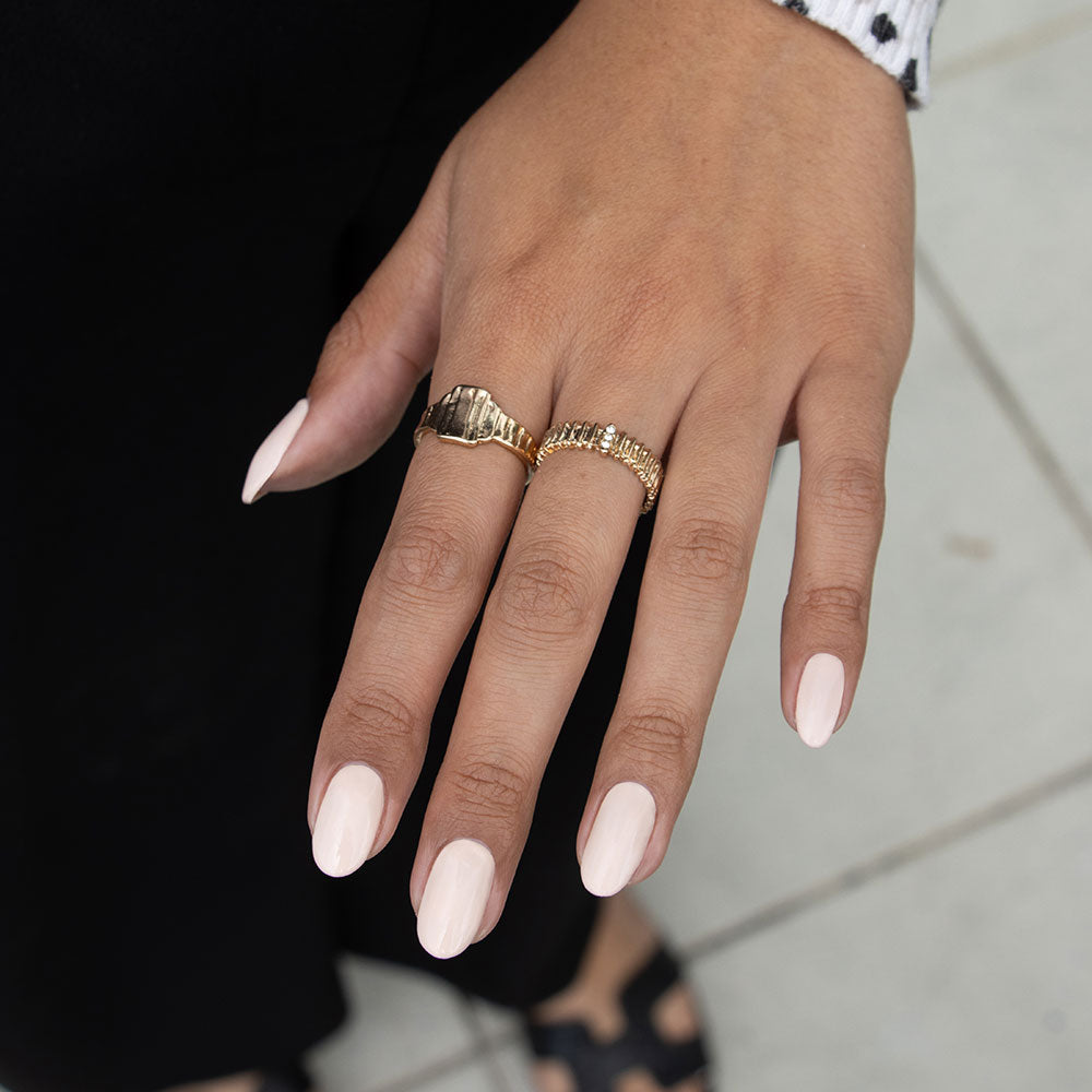 Gelous Seashell gel nail polish - photographed in New Zealand on model