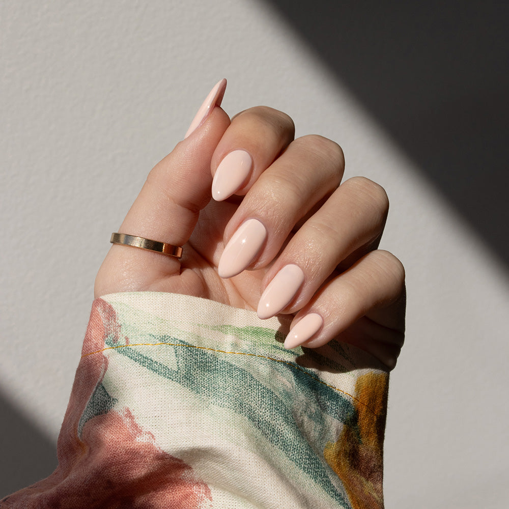 Gelous Seashell gel nail polish swatch - photographed in New Zealand