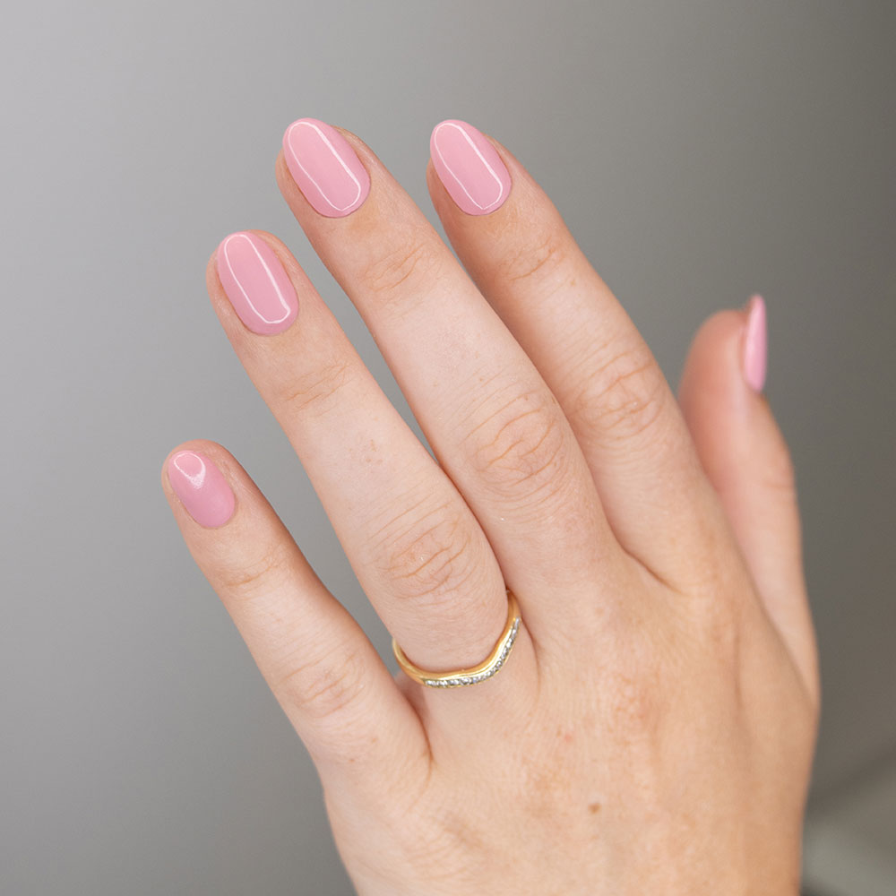 Gelous Settle Petal gel nail polish swatch - photographed in New Zealand