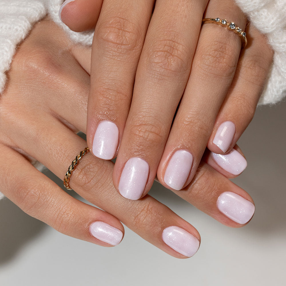 Gelous Sugar Cookie gel nail polish - photographed in New Zealand on model