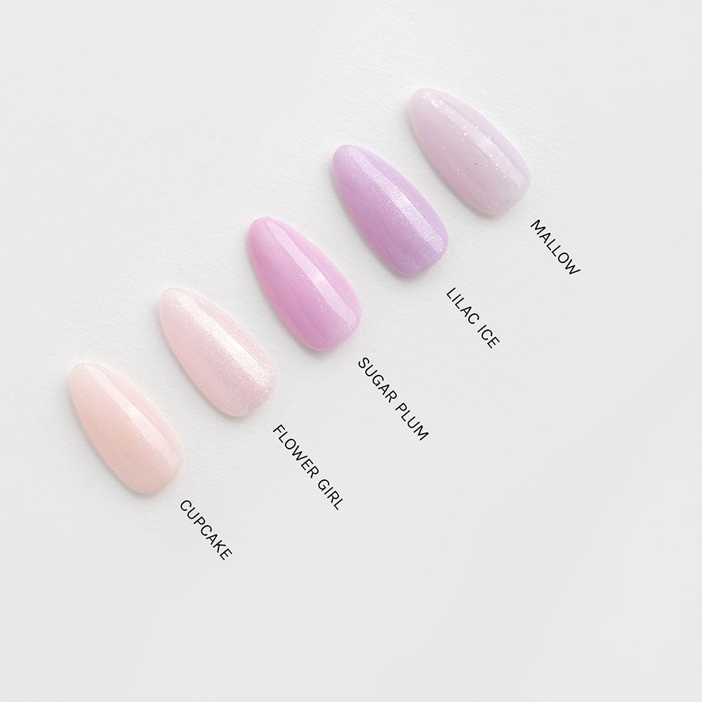 Gelous Sugar Plum gel nail polish comparison - photographed in New Zealand