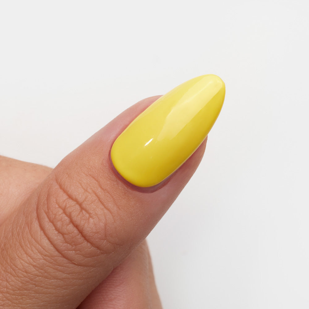 Gelous Sunflower gel nail polish swatch - photographed in New Zealand