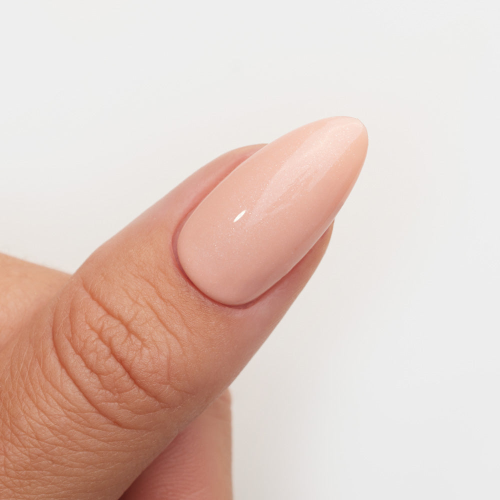 Gelous Send Nudes gel nail polish swatch - photographed in New Zealand