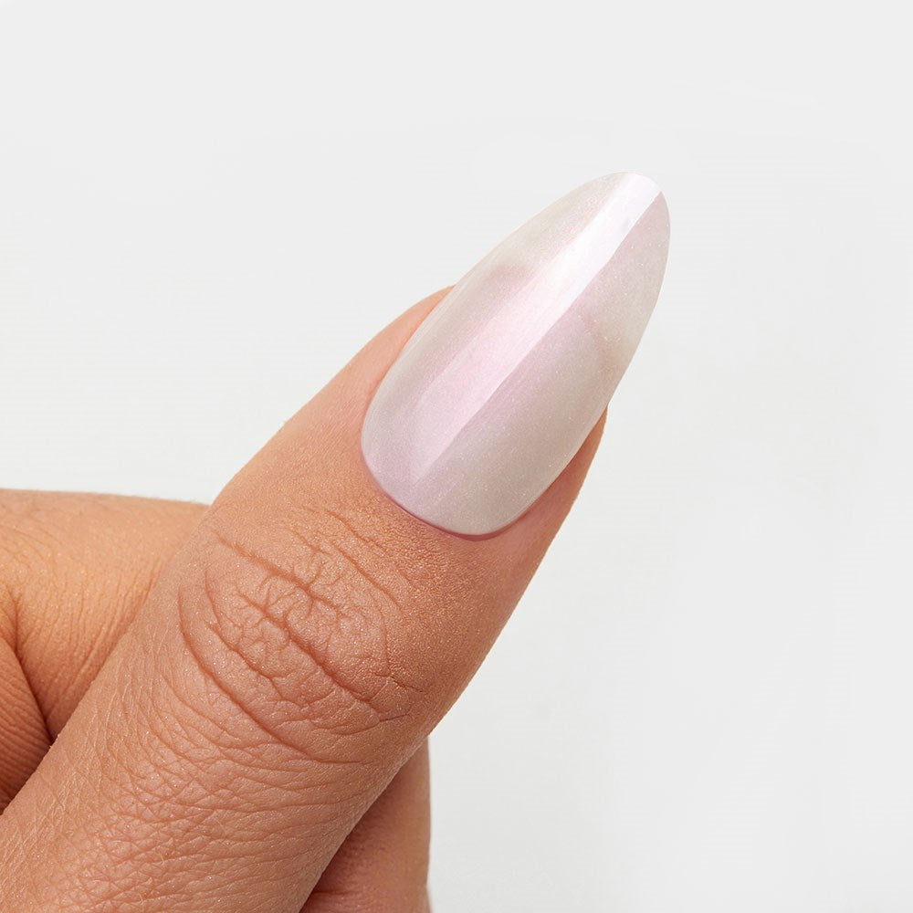 Gelous Snowed In gel nail polish - photographed in New Zealand on model