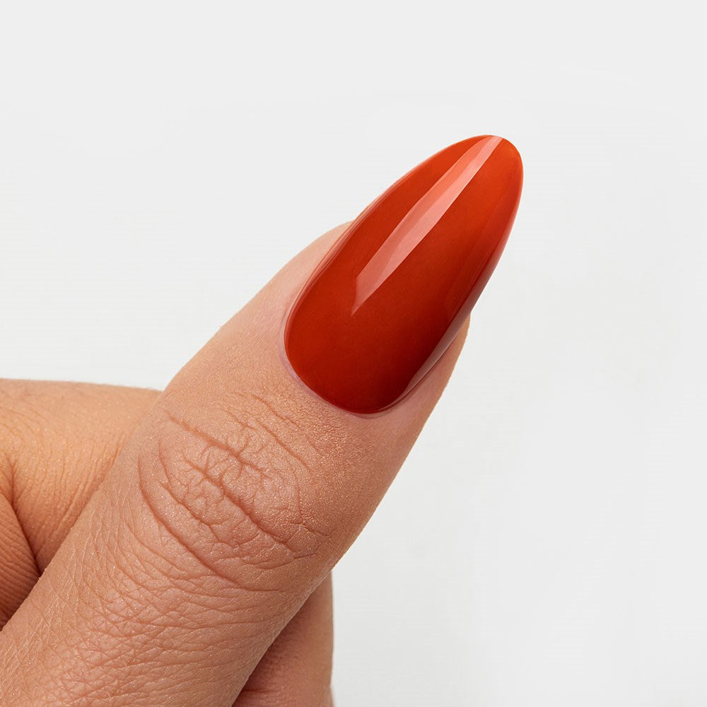 Gelous Spiced gel nail polish - photographed in New Zealand on model