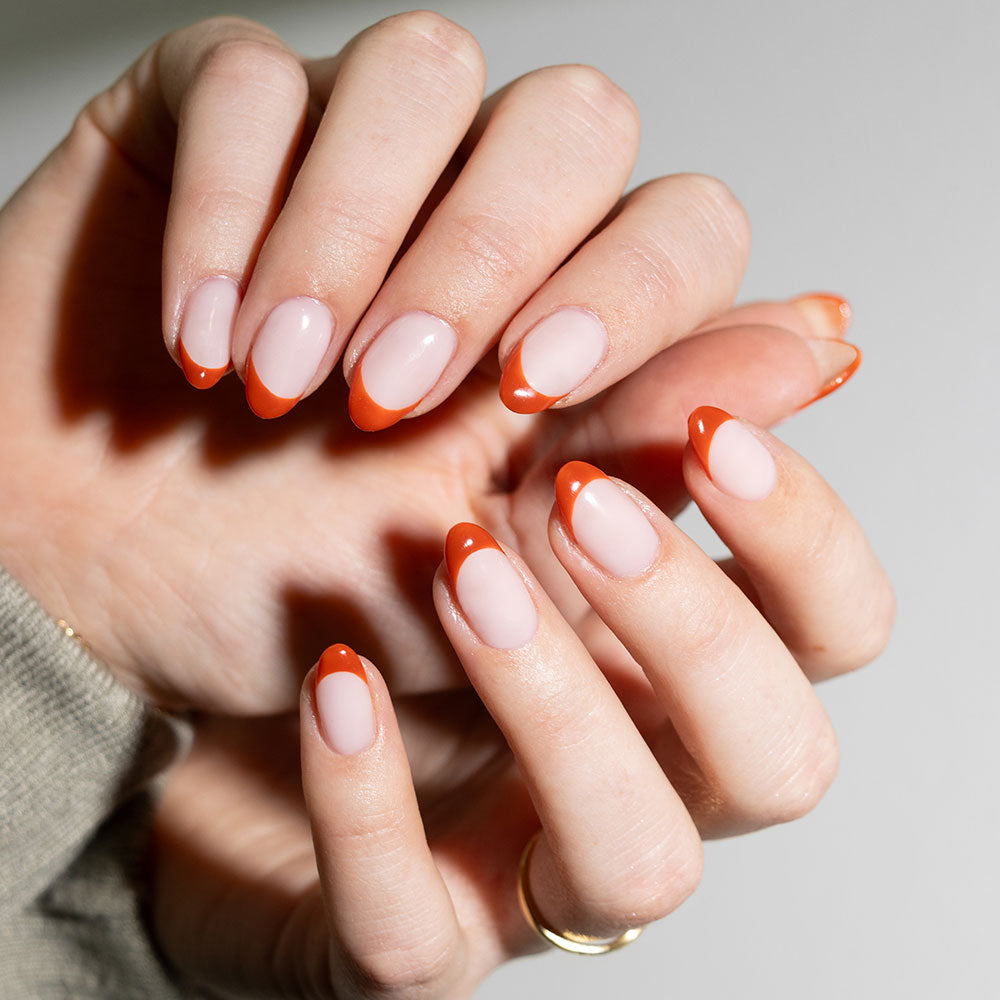 Gelous Spiced gel nail polish - photographed in New Zealand on model