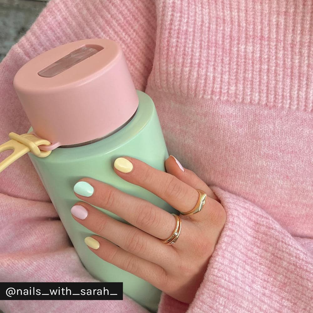 Gelous Serene Green gel nail polish - Instagram Photo