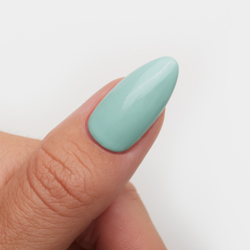 Gelous Stormy Seas gel nail polish swatch - photographed in New Zealand