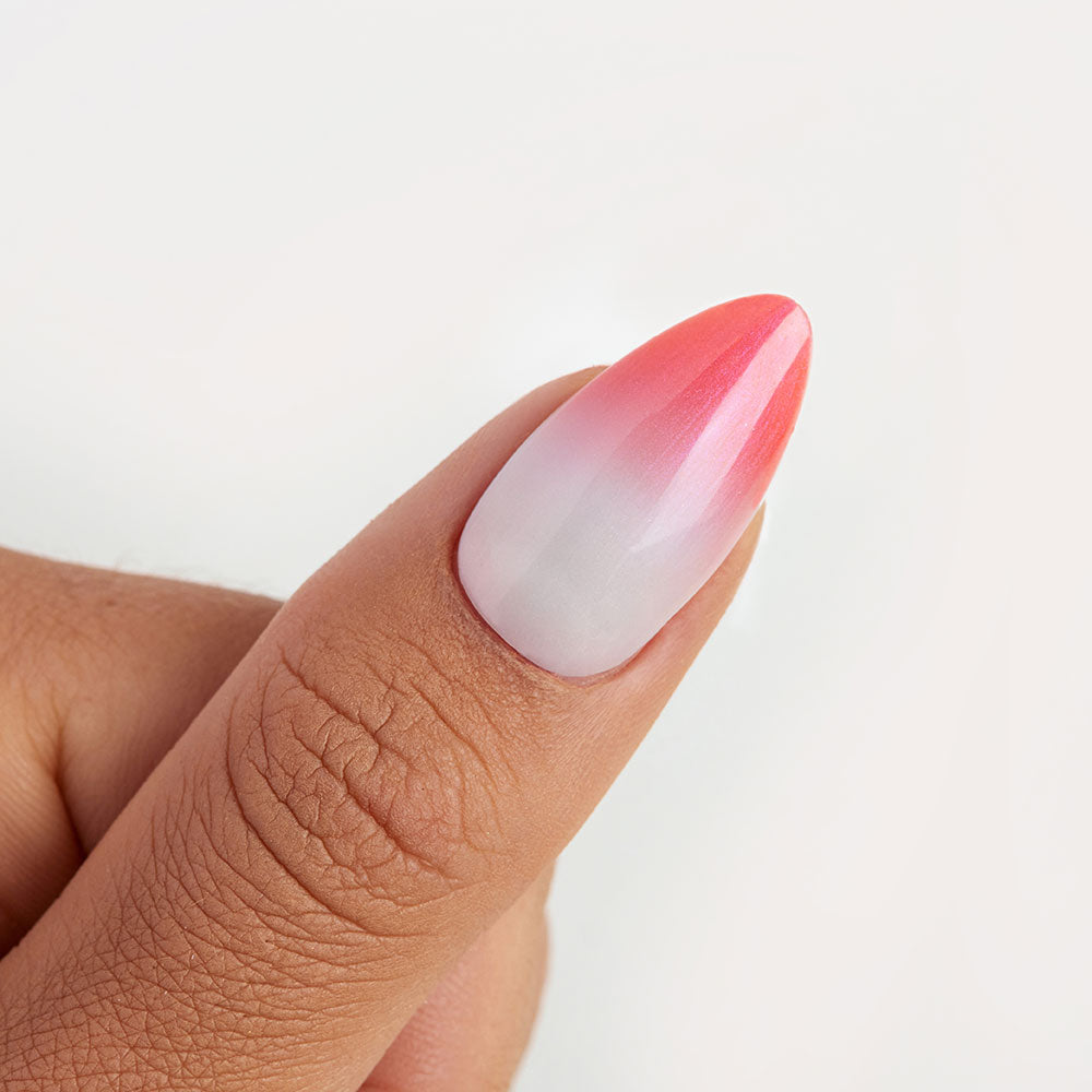 Gelous Thermal Happy Hour gel nail polish - photographed in New Zealand on model