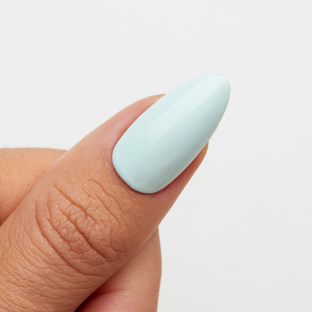 Gelous That&#39;s Mint gel nail polish swatch - photographed in New Zealand