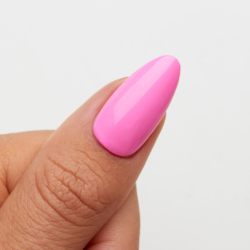 Gelous Tickled Pink gel nail polish swatch - photographed in New Zealand