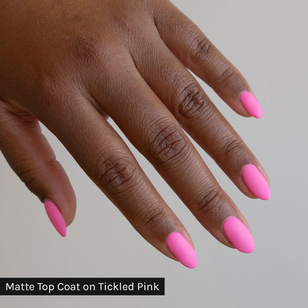 Gelous Tickled Pink gel nail polish - photographed in New Zealand on model