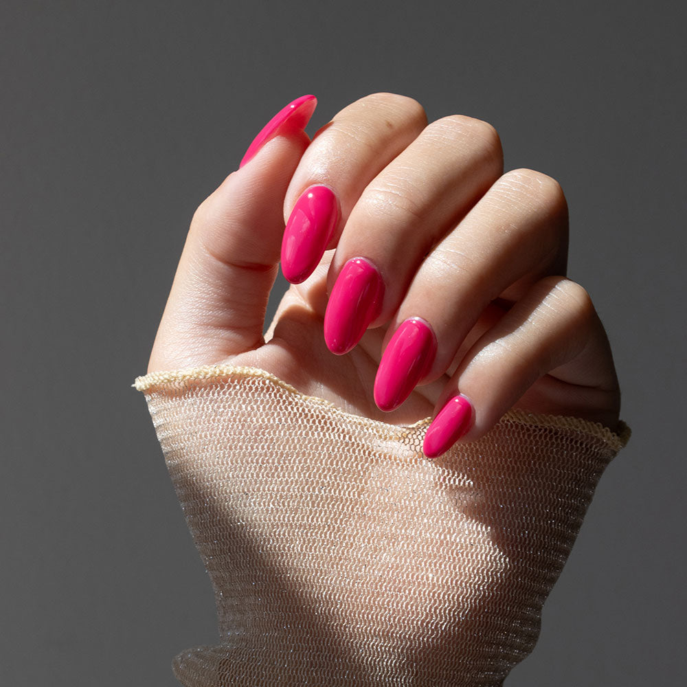 Gelous Very Berry gel nail polish swatch - photographed in New Zealand