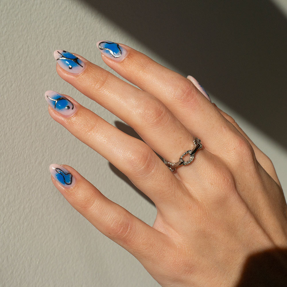 Gelous Vitamin Sea HEMA & TPO Free gel nail polish - photographed in New Zealand on model