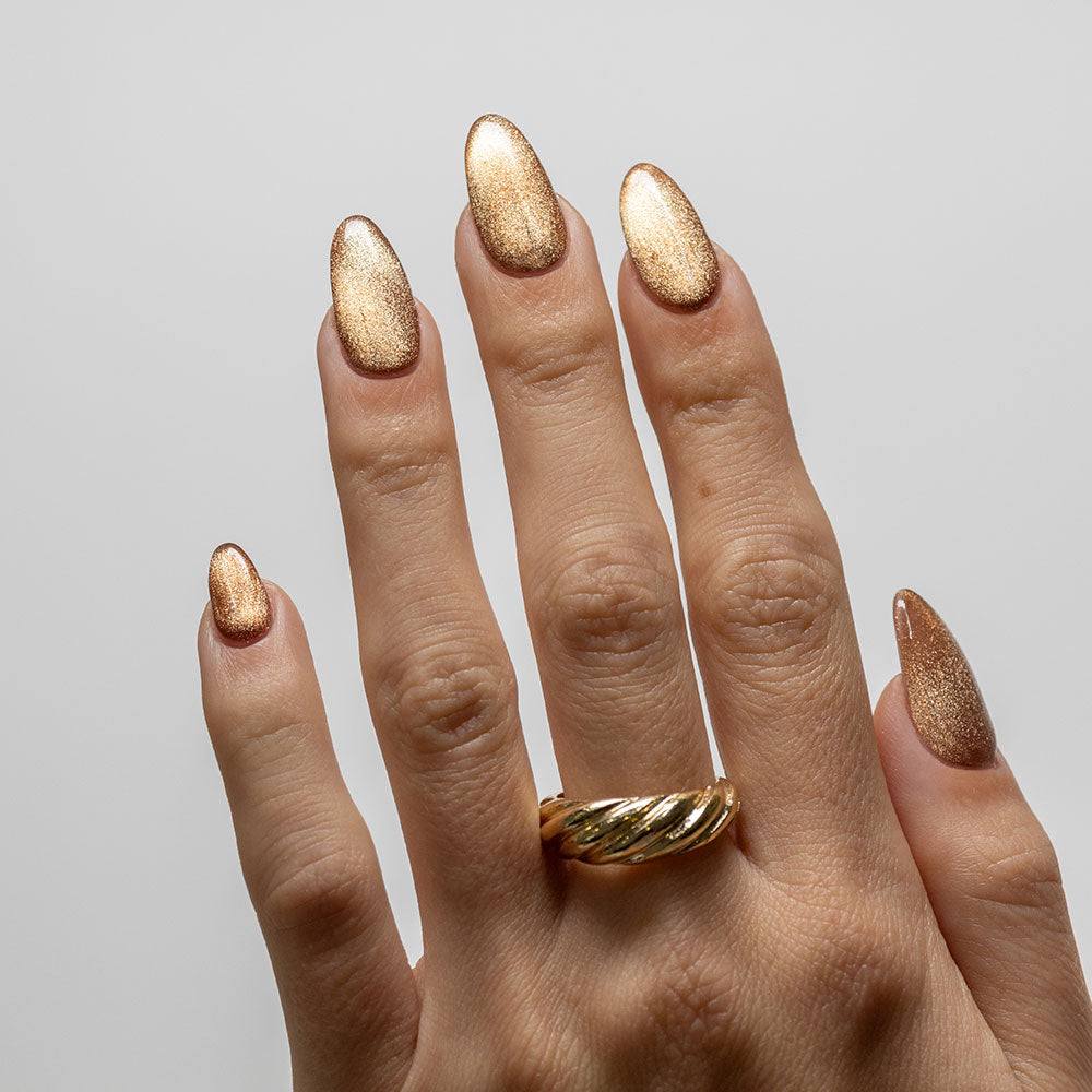 Gelous Velvet Allure gel nail polish - photographed in New Zealand on model