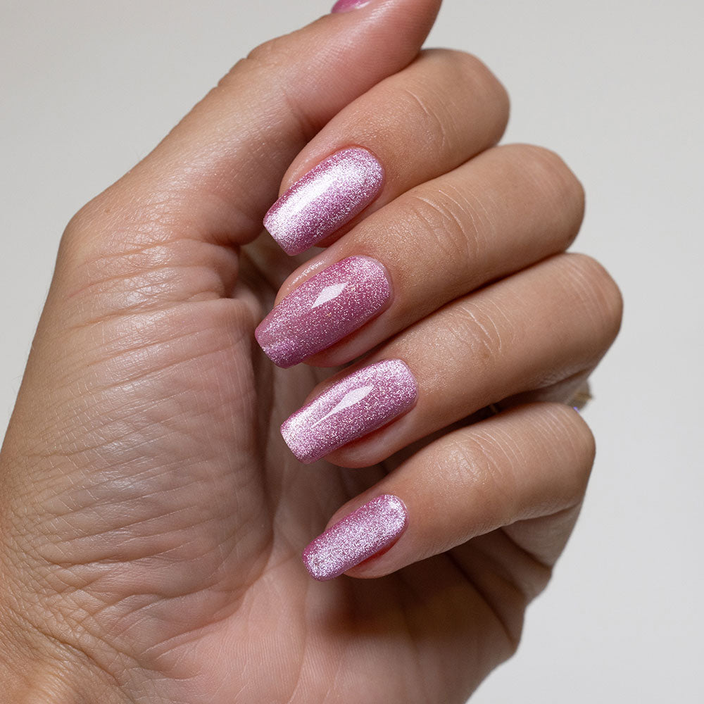 Gelous Velvet Blush HEMA & TPO Free gel nail polish - photographed in New Zealand on model