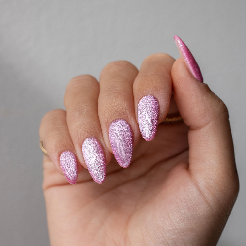 Gelous Velvet Blush HEMA & TPO Free gel nail polish - photographed in New Zealand on model