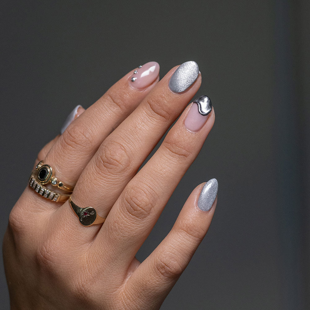 Gelous Velvet Cosmos HEMA & TPO Free gel nail polish - photographed in New Zealand on model