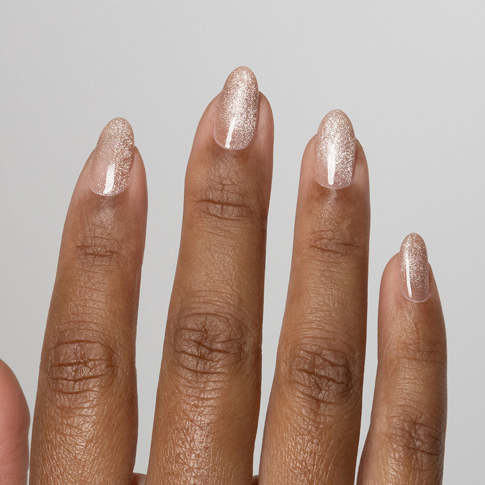 Gelous Velvet Dune gel nail polish - photographed in New Zealand on model