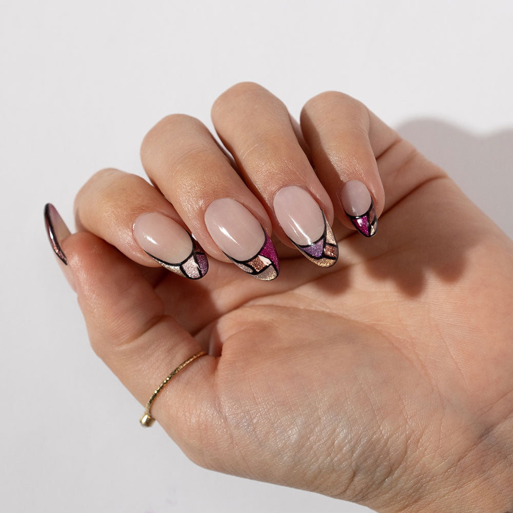 Gelous Velvet Mocha gel nail polish - photographed in New Zealand on model