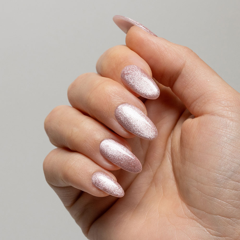 Gelous Velvet Sugar HEMA & TPO Free gel nail polish - photographed in New Zealand on model