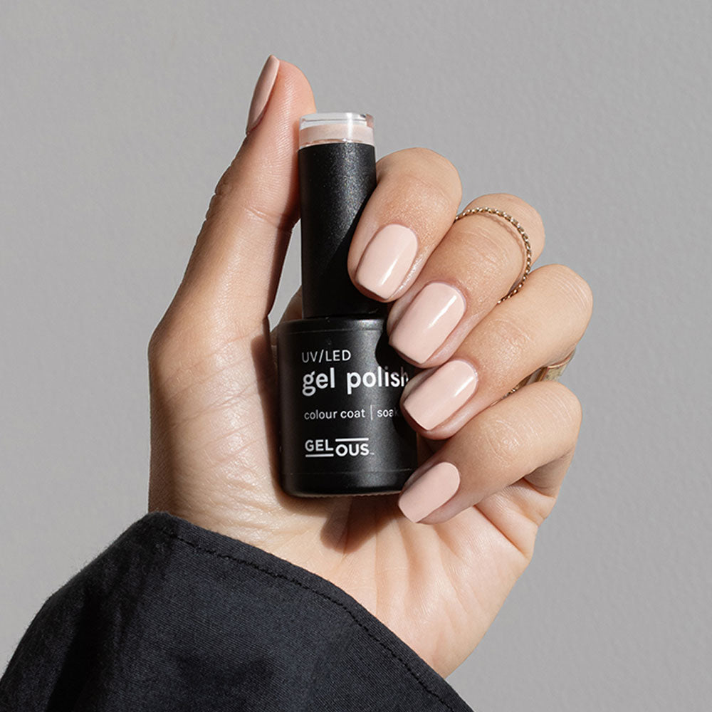Gelous Vanilla Latte HEMA & TPO-Free gel nail polish - photographed in New Zealand