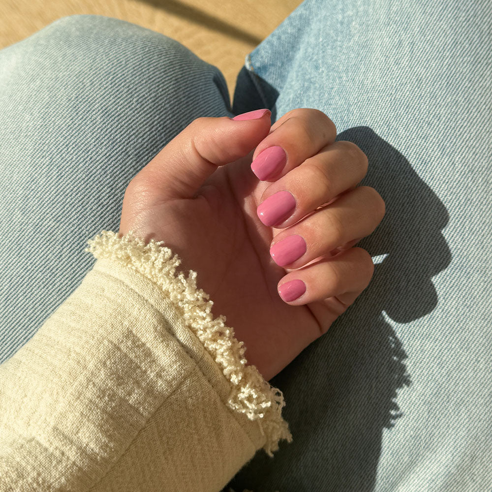 Gelous Vintage Rose HEMA & TPO-Free gel nail polish swatch - photographed in Australia