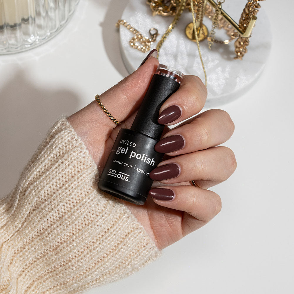 Gelous Woodland gel nail polish swatch - photographed in New Zealand