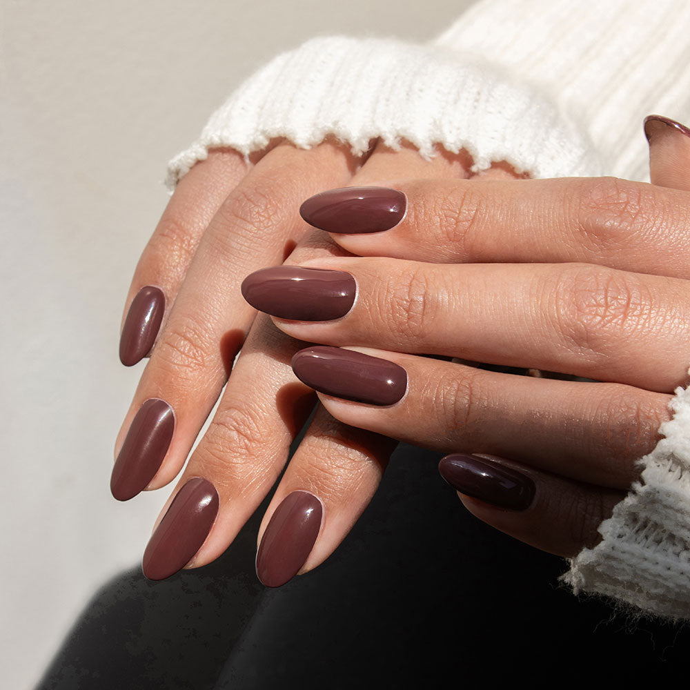 Gelous Woodland gel nail polish swatch - photographed in New Zealand