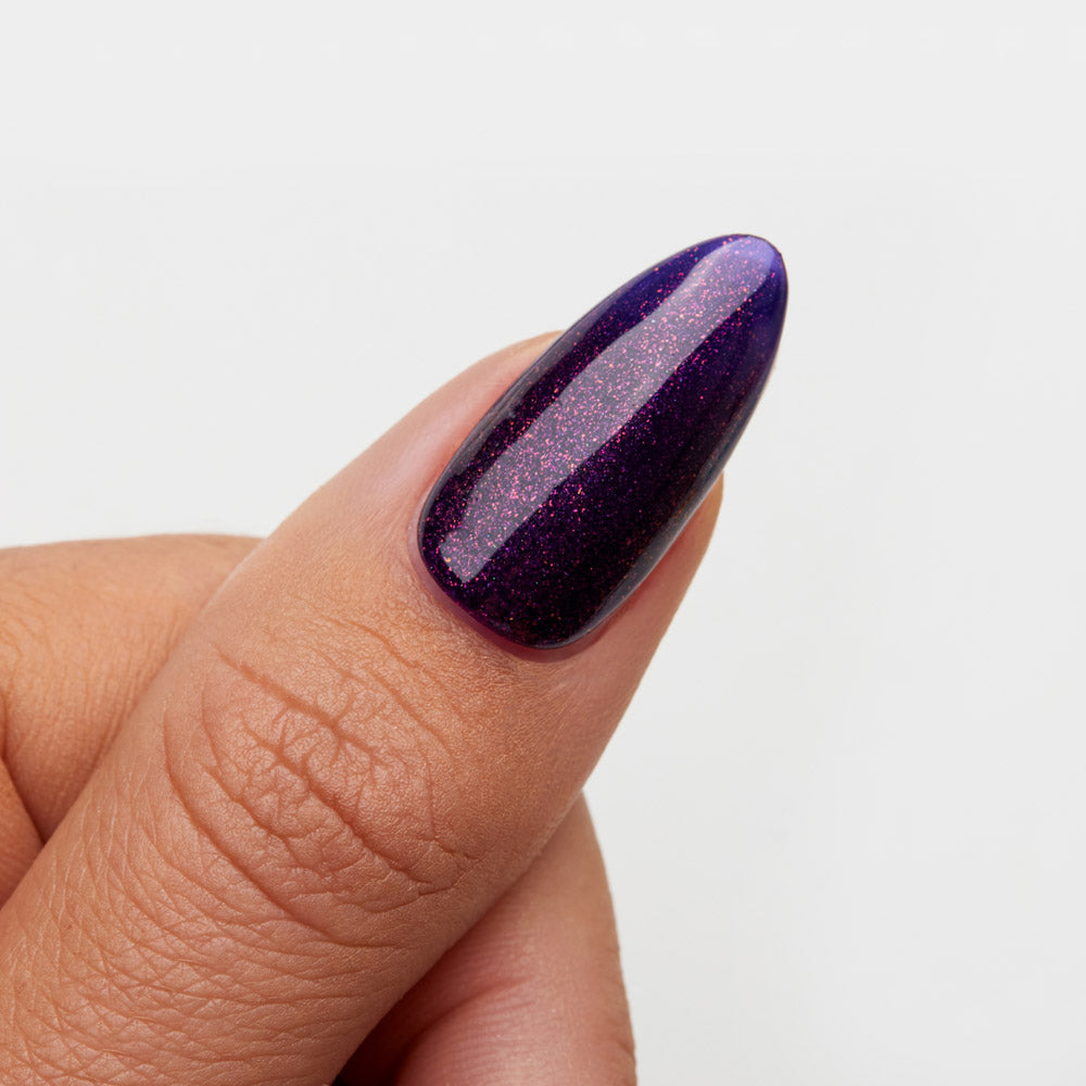Gelous Witching Hour gel nail polish swatch - photographed in New Zealand